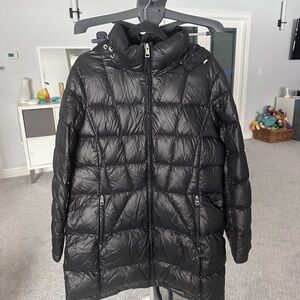 DesignerAndrew Marc Women's Black Puffer Coat Down Fill